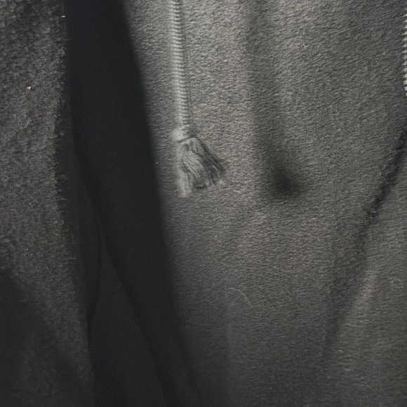 Victoria's Secret PINK Hoodie Womens M Black Full Zip Logo Pocket - Picture 8 of 8